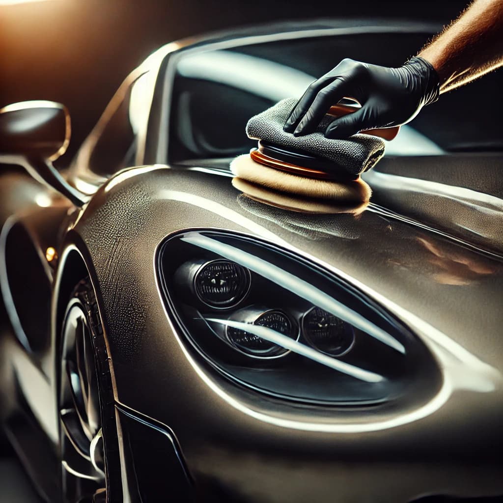 Professional valeting of a luxury vehicle